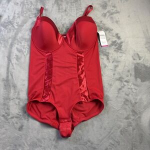 Ashley Stewart Bodysuit Womens 2X Lingerie Intimates Shapewear Smoothing